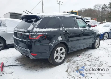2020 Land Rover Range Rover Sport Hse Mhev из США, поврежденный, VIN SALWR2SU8LA882215